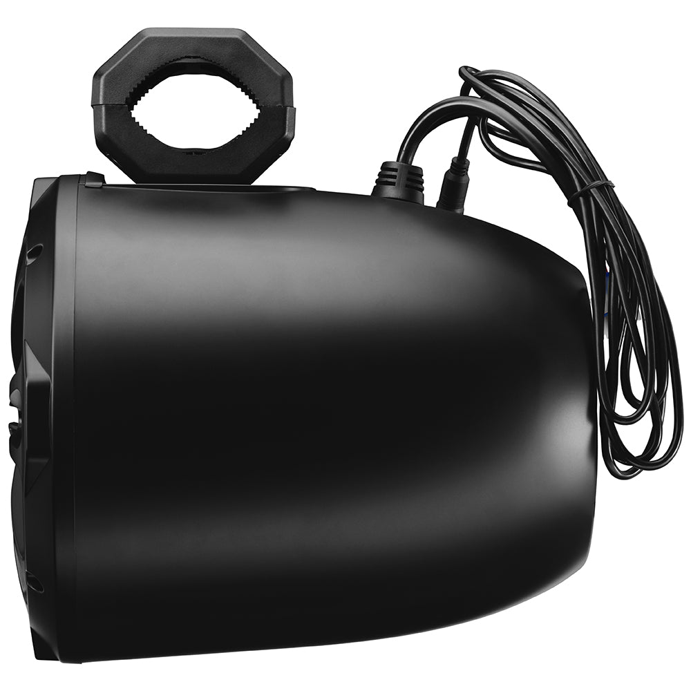 Boss - Audio 8" B82ABT Amplified Waketower Speakers - Matte Black - 850W