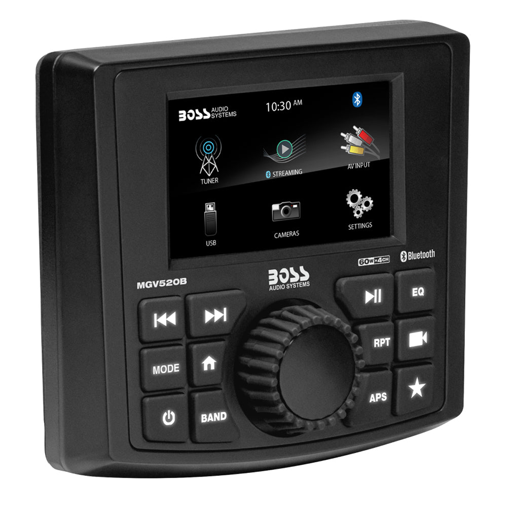 Boss Audio - MGV520B Marine Stereo w/AM/FM/BT/USB/Rear Camera