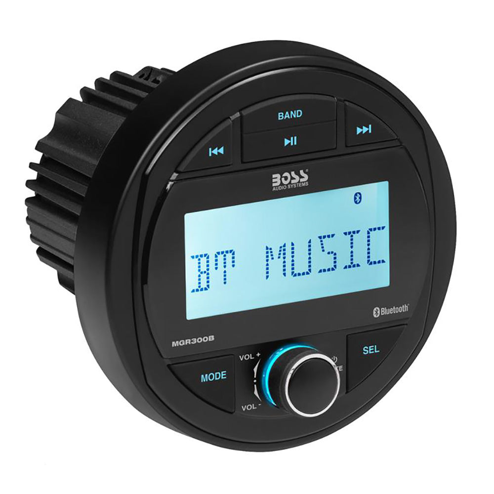 Boss Audio - MGR300B Marine Stereo w/ AM/FM/BT/USB