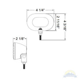 SCANDVIK - Spreader Light - IP68, 10W, 500lm, Polycarbonate Lens, UV Resistant (41435)