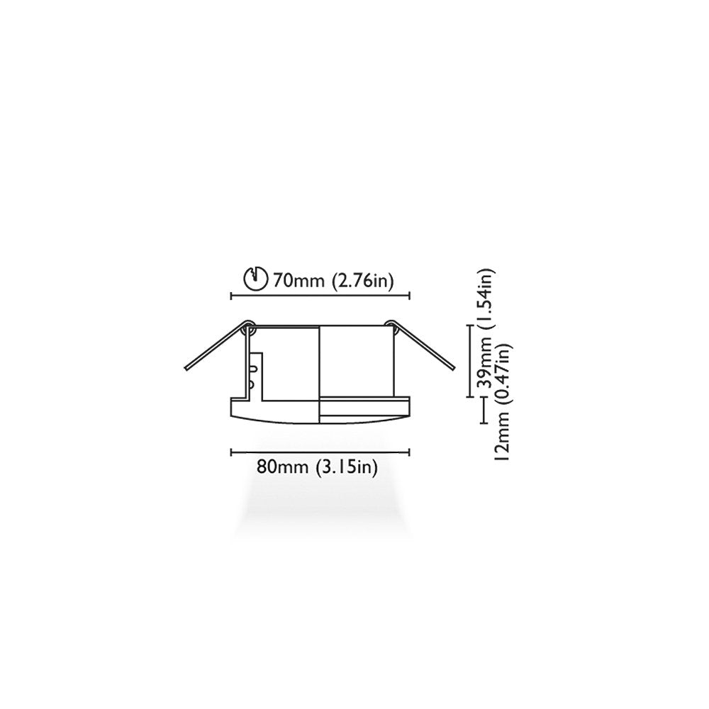 BCM - Mini Criside 80mm Downlight