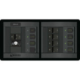 Blue Sea Systems 360 Panel ELCI Main Circuit Breaker Panel, 120V AC, 30A, Double Pole, 4 Branch Positions, Horizontal