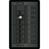 Blue Sea Systems 360 AC Circuit Breaker Panel, 30A ELCI, 5 Position, 120V AC, Flat Rocker