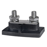 Blue Sea Systems PowerBar Dual BusBar, 200A, 48V DC, Two 3/8"-16 Studs, Tin-Plated Copper