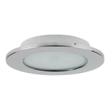 Imtra T155 PowerLED Downlight, 10-40VDC, IP65, Warm White Light, Polished SS