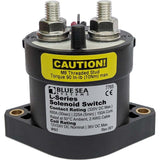 Blue Sea Systems L-Series Solenoid Switch, 150A, 12/24V DC, SPST Normally Open, Continuous Duty