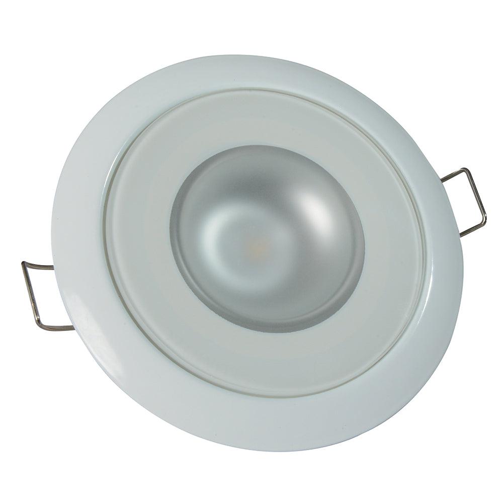 Lumitec Mirage Round Flush Mount LED Down Light, 10-30V DC, IP67, 3-6W