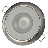 Lumitec Mirage Round Flush Mount LED Down Light, 10-30V DC, IP67, 3-6W