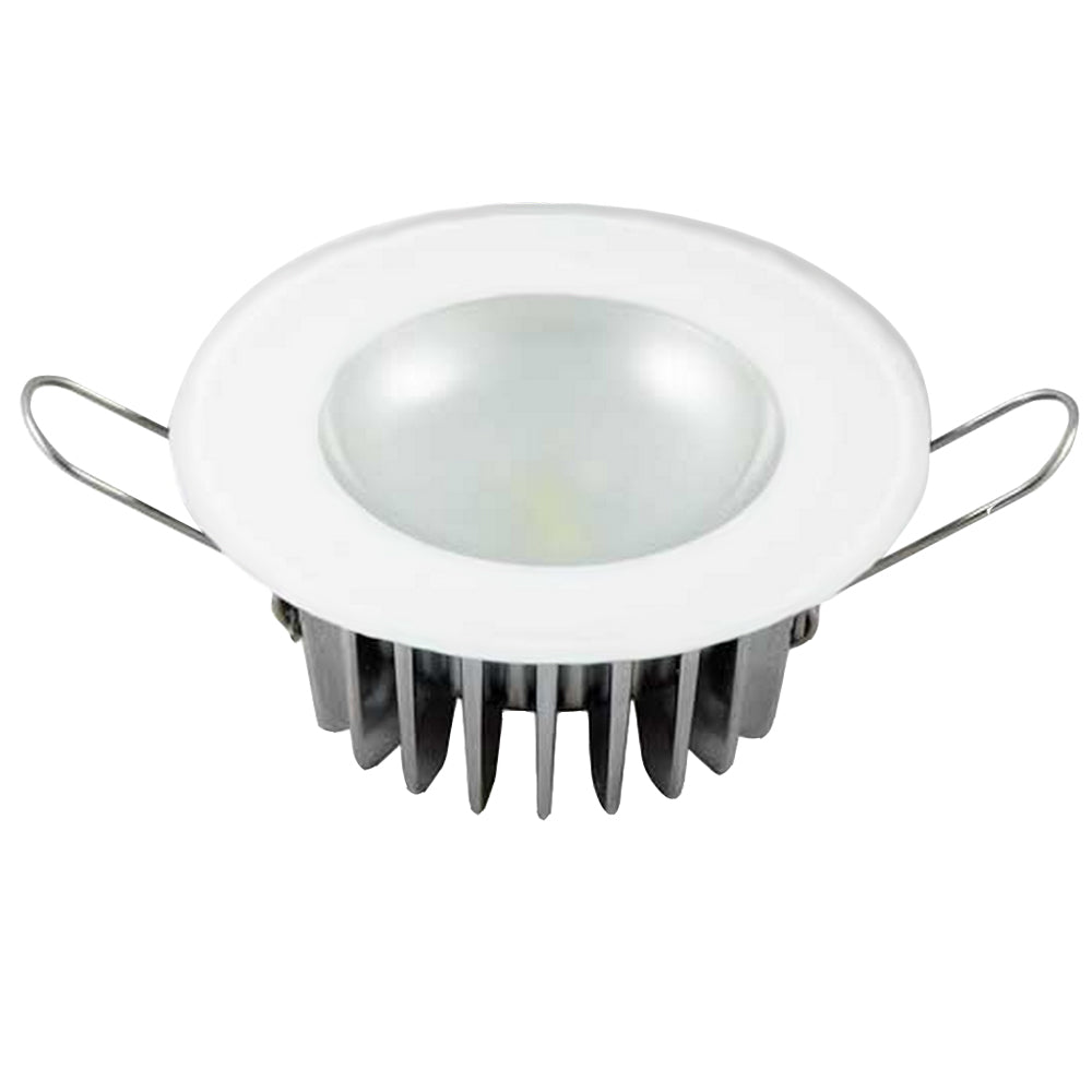 Lumitec Mirage Round Flush Mount LED Down Light, 10-30V DC, IP67, 3-6W