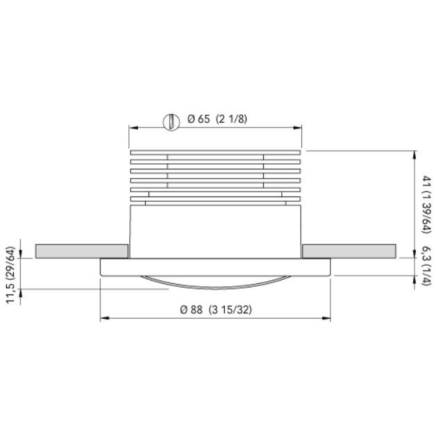 Quick Marine - Venus 88 LED Courtesy Light - 10/30V, 6W, IP66