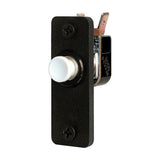 Blue Sea Systems Push Button Panel Switch, For A-Series Toggle Circuit Breaker Panels, SPST, OFF-(ON), For Standard 5/8 in Mounting Hole