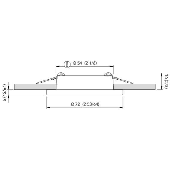 Quick Marine - Ted C LED Downlight - 2W, 10/30V