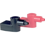 Blue Sea Systems Standard CableCap Battery Terminal Caps, For Marine Adapter Terminals, PVC, Red/Black Pair