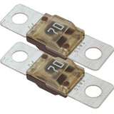 Blue Sea Systems AMI/MIDI Fuse Pair, 32V DC, Tin-Plated Copper Blades, Ignition Protected