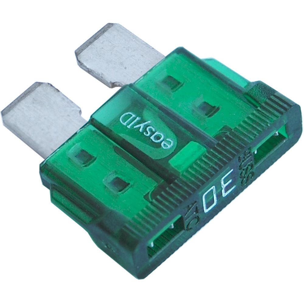 Blue Sea Systems easyID ATC Blade Fuse, LED Blown Indicator, 1000A at 32V DC, Tin-Plated Blades, 2pk