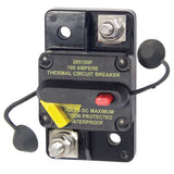 Blue Sea Systems 285-Series Thermal Circuit Breaker, 48V DC, Type III Manual Reset, Trip Free, SAE J1171