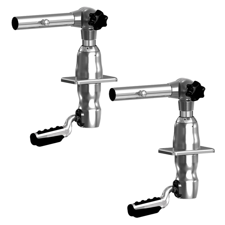 TACO Marine Grand Slam 2801 Outrigger Top Mounts, For 1-1/2 in Outriggers, 30° Offset Handle, 12 Locking Positions