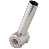 TACO Marine Fixed Clamp-On Center Rigger Mount, 1-1/8 in, 3/4 in & 1 in Pipe, SS316