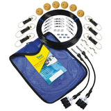 TACO Marine Premium Triple Mono Rigging Kit, For 24' Carbon Fiber Outrigger Poles, 1/8 in 180' 400# Mono, Black Line