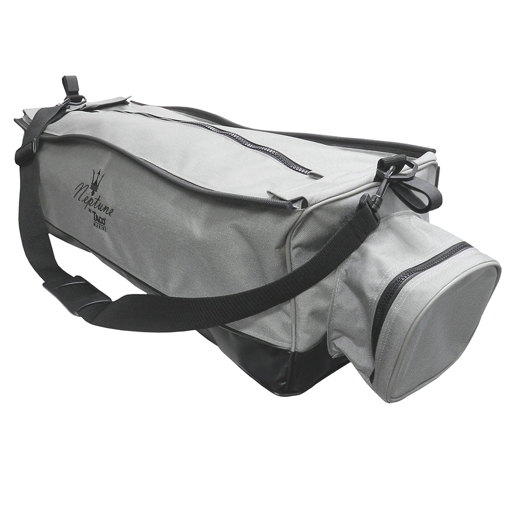 TACO Marine Neptune Leaning Post Tackle Storage Bag, 1000 Denier Fabric, Ballistic Nylon Bottom, YKK Marine Grade Zippers