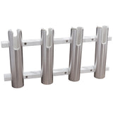 TACO Marine 4-Rod Aluminum Poly Rod Rack, 1-1/2 in ID, 18 in