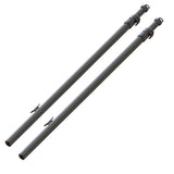 TACO Marine Tele-Sun Aluminum Shade Poles, 44.6-69.37 in, 2pk