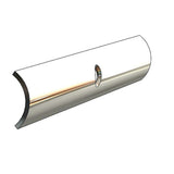 TACO Marine Stainless Steel Hollow Back Rub Rail, 3/4 in x 6 ft, 304 SS, Polished
