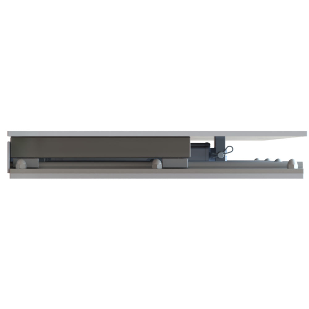 TACO Marine Electric Low Profile Adjustable Seat Slide, For 41-54 in Seats, 13-1/8 x 36 in, 5 in Travel, 12V DC, IP66