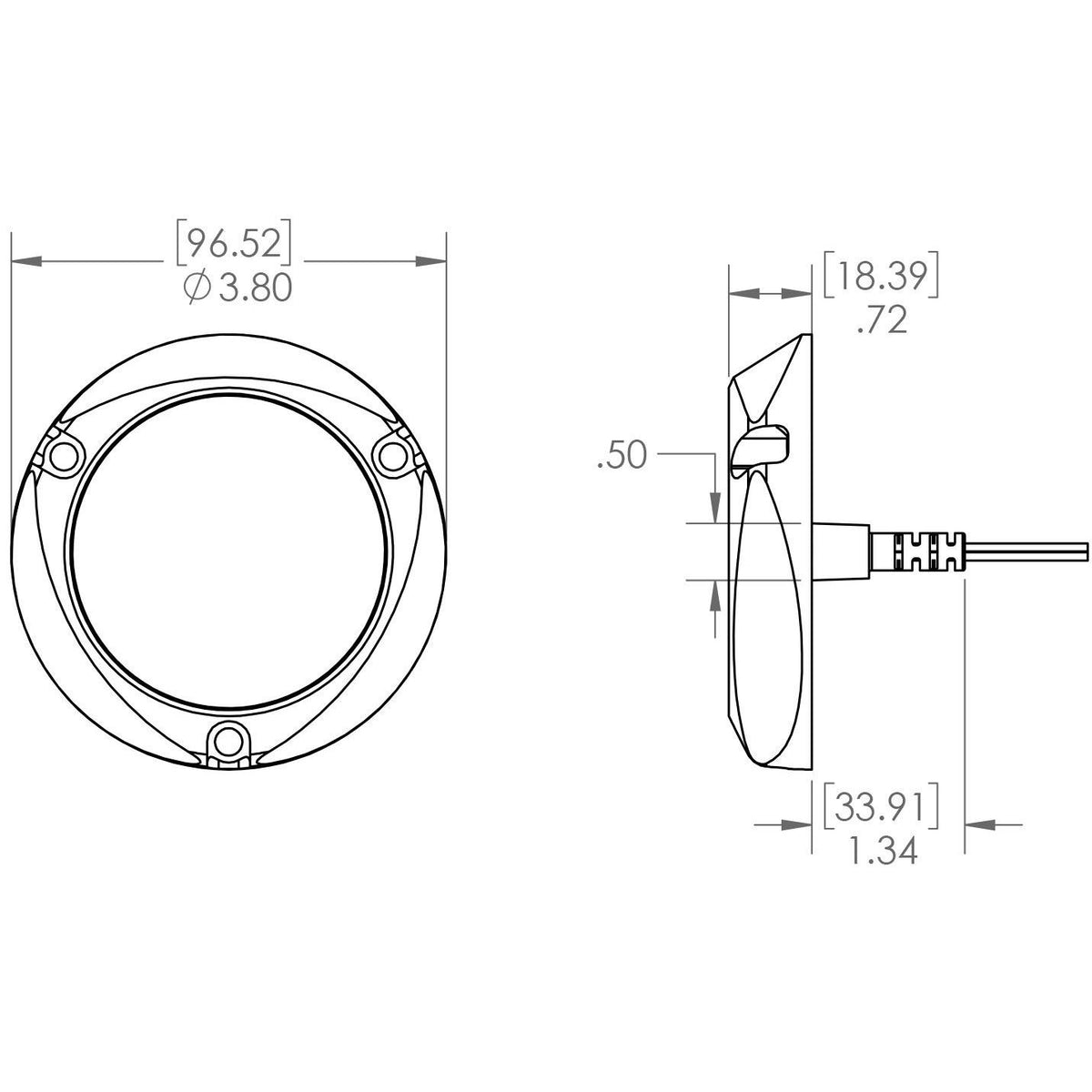Next Apollo Led Light Lumitec SeaBlaze Quattro LED Underwater Light, 10-30V DC, IP68, 2000 ...