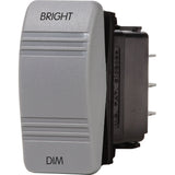 Blue Sea Systems Contura III Dimmer Control Rocker Switch, For Deckhand Dimmer, SPDT, (ON)-OFF-(ON), 20A 12V, 15A 24V