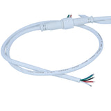 Apollo - 5 Conductor RGBW Cable - Male/Female Connectors, 20 Inches