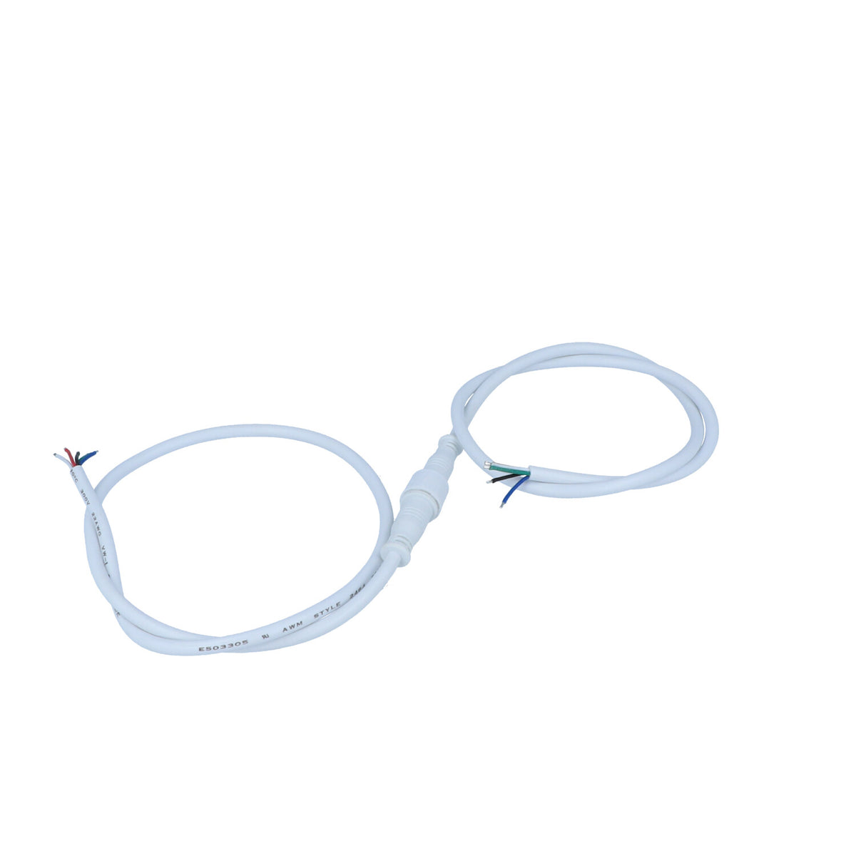 Apollo - 5 Conductor RGBW Cable - Male/Female Connectors, 20 Inches