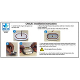 Mega LED - Chalki LED Courtesy Light - 2W, Surface Mounting, 10-30V DC