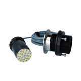 UWL - QTS 100 High Voltage Underwater Light - GRP, Titanium, Flush Mount, 20000Lm