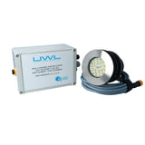 UWL - QTS 100 High Voltage Underwater Light - GRP, Titanium, Flush Mount, 20000Lm