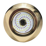 Lumitec SeaBlaze Typhoon Through-Hull Underwater LED Light, Bronze Housing, 10-30V DC, IP68, 10,000+ Lumens