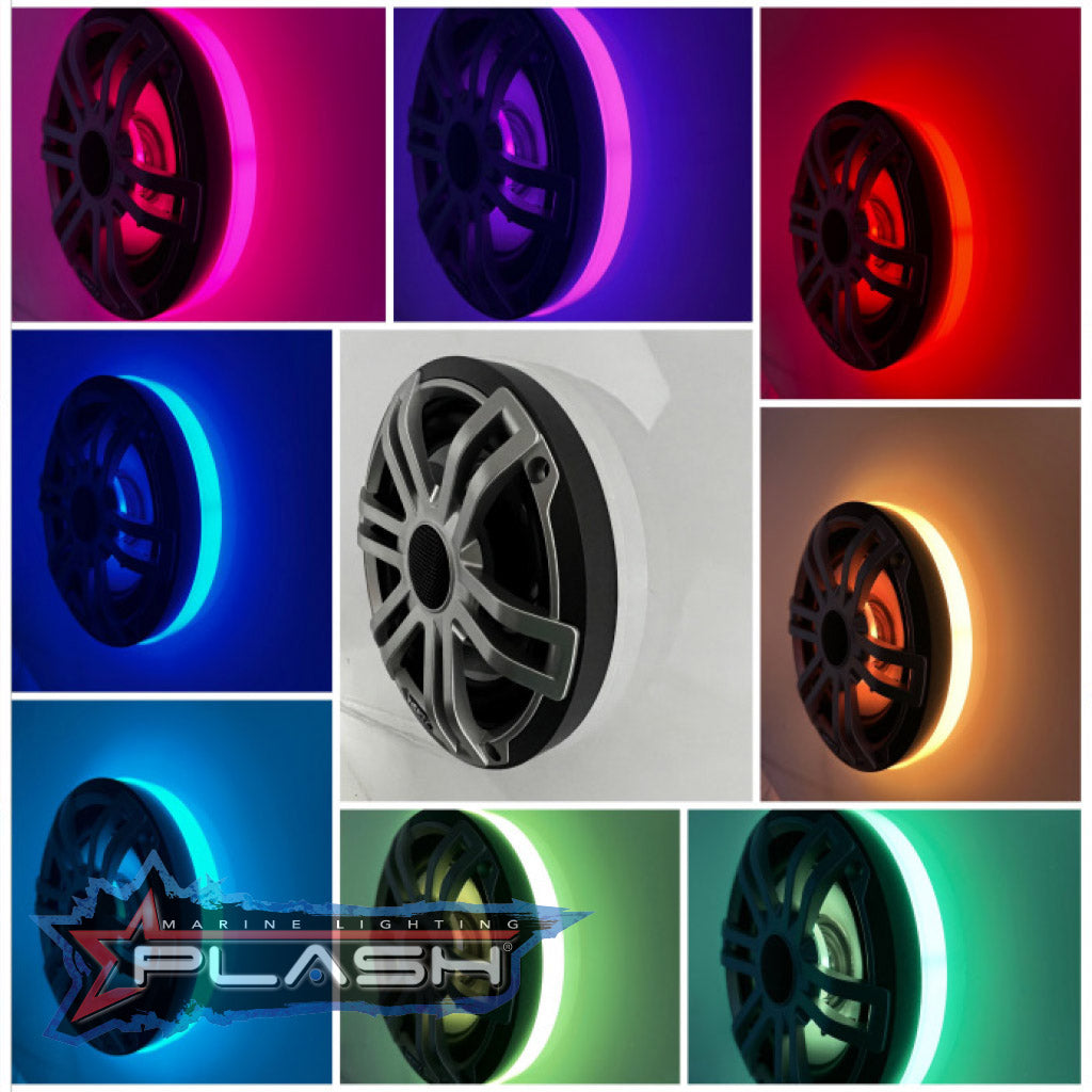 Plash - JL Audio M3/M6 880X CANS (PAIR) LED Speaker Ring - RGB, 12V, IP67 (SPKR-KIT-JL-M6-880CANS)