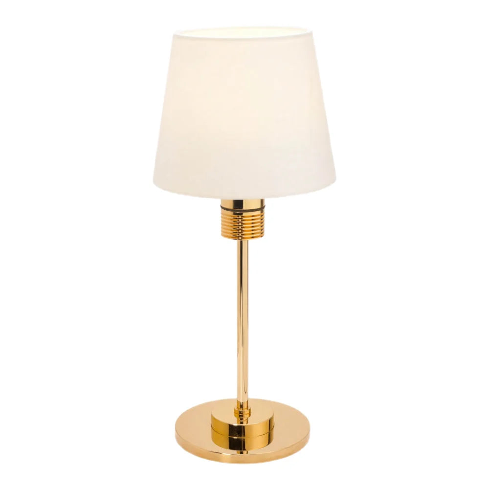 Imtra Kati LED Table Lamp, 90-264VAC, Gold Finish, Dimmer