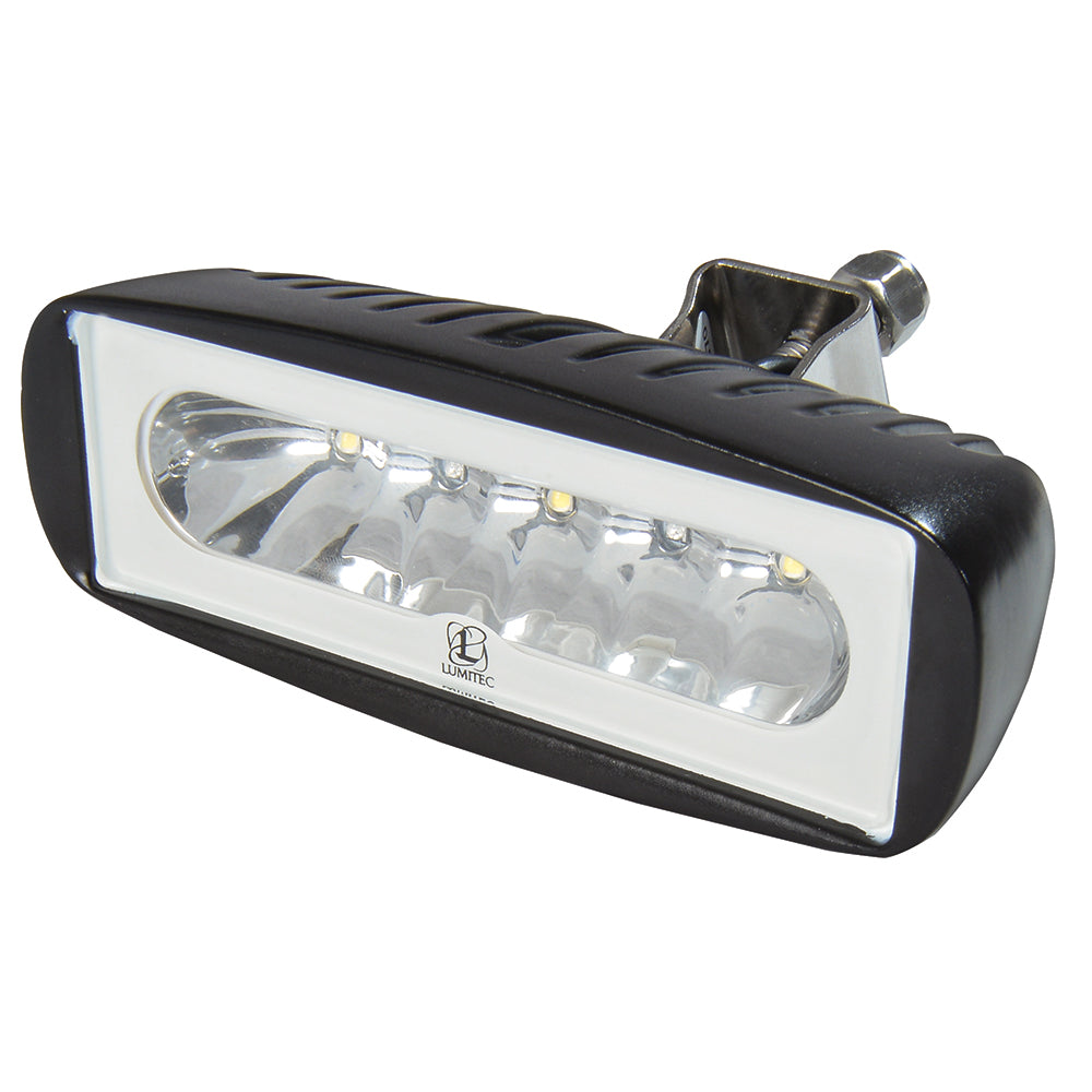 Lumitec Caprera2 Bracket Mount LED Flood Light, 2-Color, 10-30V, IP67