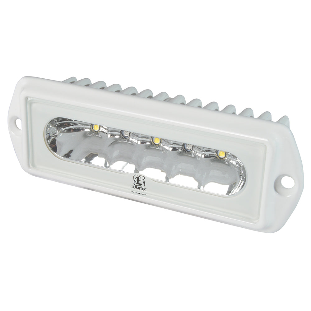 Lumitec Capri2 Flush Mount LED Flood Light, 10-30V, IP67, 16W, Two-Color, Dimmable