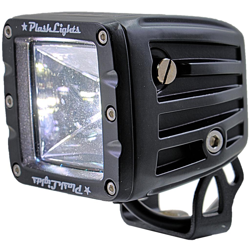 Plash - Cube Flood Light - 40W, 35°, 5200Lm, IP69K, 9-36V, 6000K, Cool White (40-FL)
