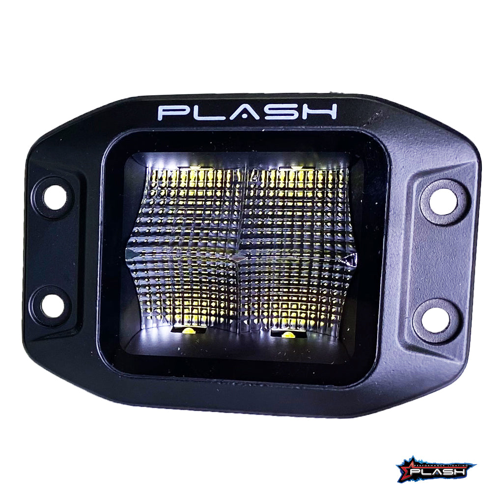Plash - X2 Cube Flood Light - 40W, IP67, 6000K, Cool White, 4800lm