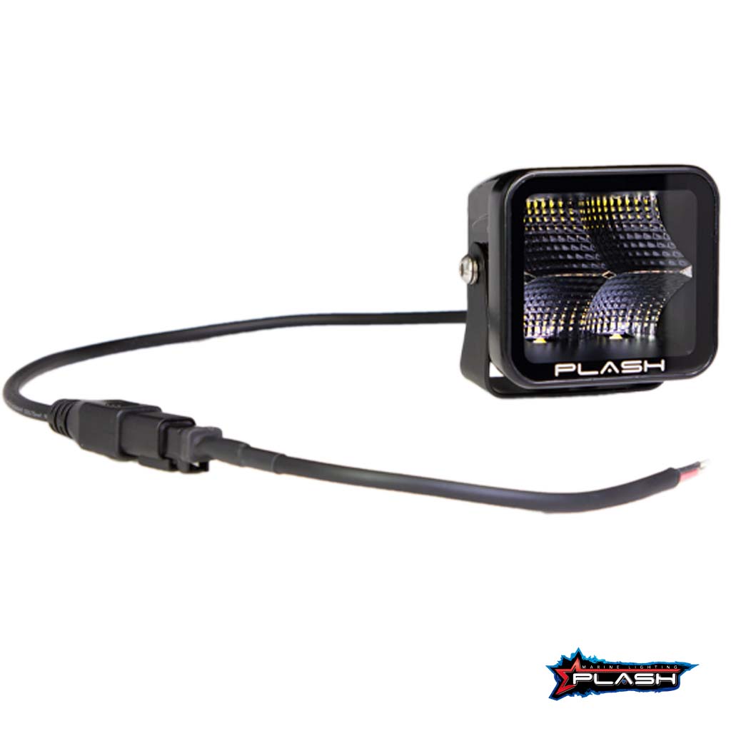 Plash - X2 Cube Flood Light - 40W, IP67, 6000K, Cool White, 4800lm