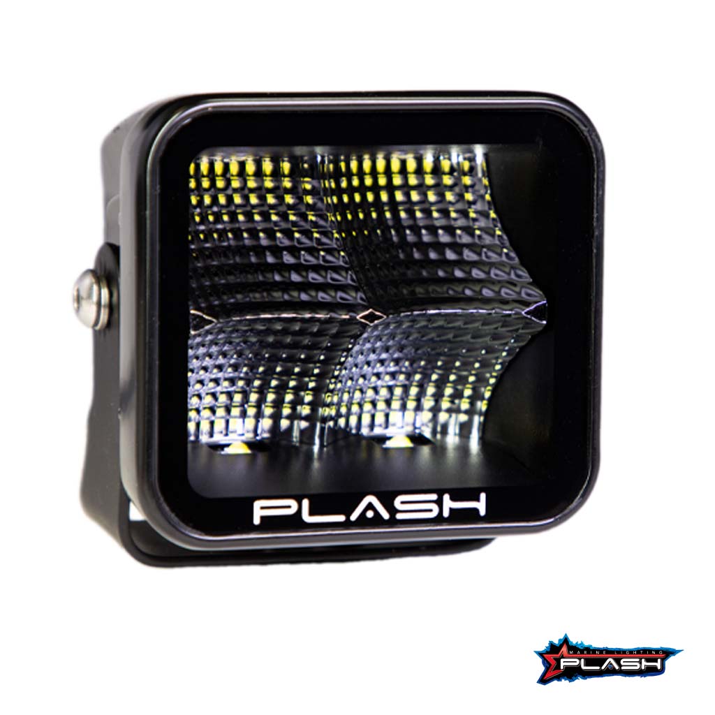 Plash - X2 Cube Flood Light - 40W, IP67, 6000K, Cool White, 4800lm
