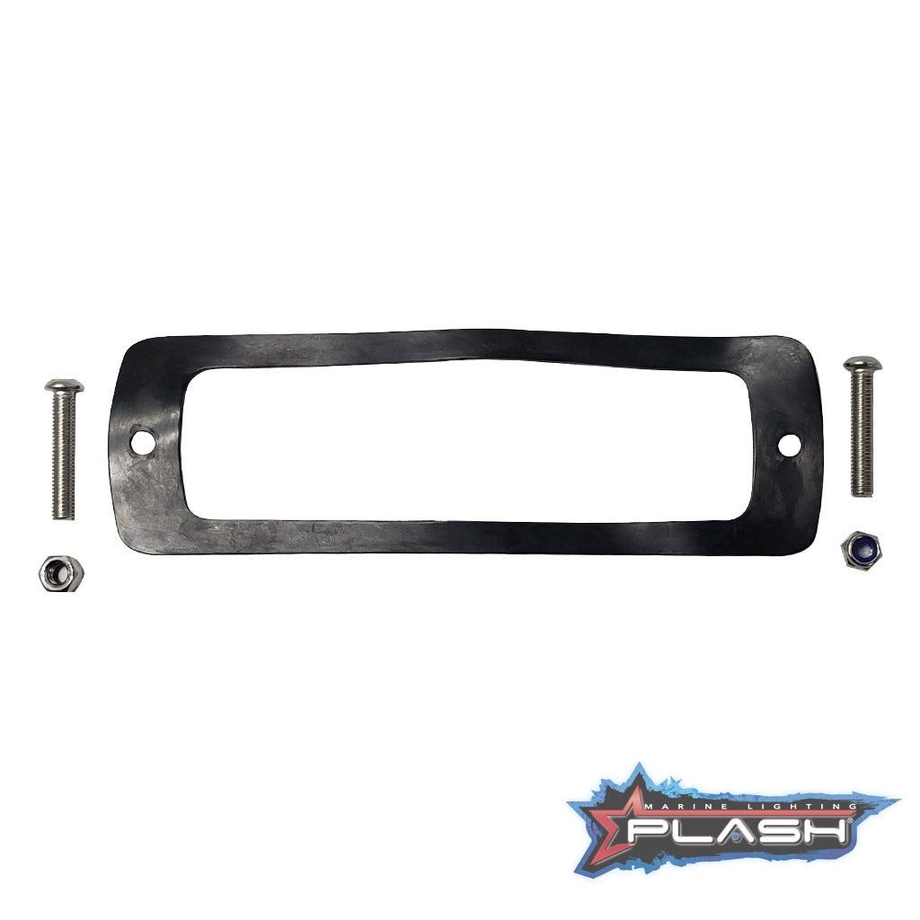 Plash - SRX2 Series 6" LED Reverse Light - Black, IP67, 5700K, Cool White, 2880lm Flush Mounted