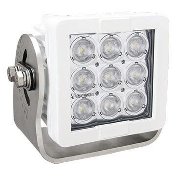 Imtra Offshore 9-LED Deck Light, 11-65VDC, 63W, 25° Beam, Black Housing