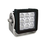 Imtra Offshore 9-LED Deck Light, 11-65VDC, 63W, 25° Beam, Black Housing