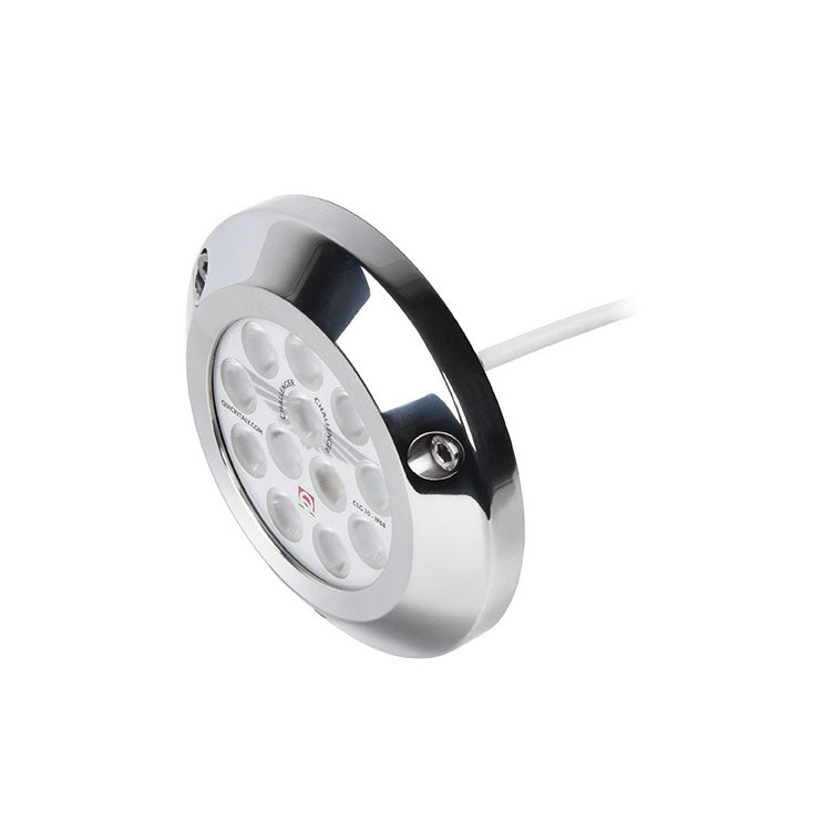 Quick Marine - CHALLENGER Underwater Light - 30W, RGBW, Stainless Steel, IP68