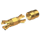 Shakespeare - PL-258-CP-G Gold Splice Connector For RG-8X or RG-58/AU Coax.