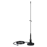 Shakespeare - VHF 19" 5218 Black SS Whip Antenna - Magnetic Mount